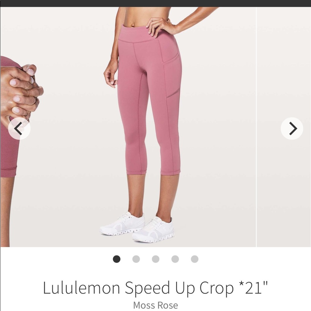 lululemon speed up crop 21”